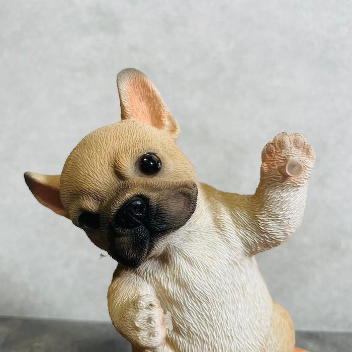 スマホスタンド 卓上 犬 おもしろ 動物 フレンチ・ブルドッグ イヌ 置物 かわいい おしゃれ 写真立て スマホホルダー woobia ウービア |  | 03