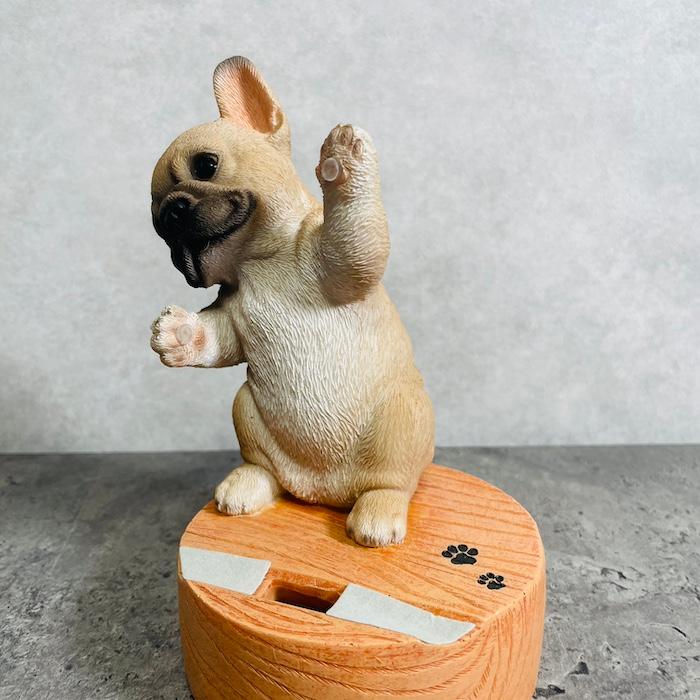 スマホスタンド 卓上 犬 おもしろ 動物 フレンチ・ブルドッグ イヌ 置物 かわいい おしゃれ 写真立て スマホホルダー woobia ウービア |  | 07