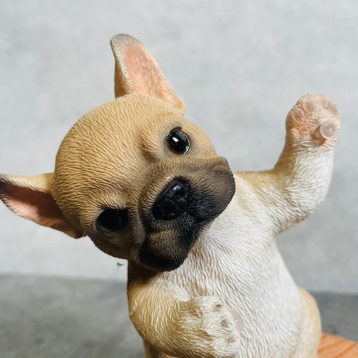 スマホスタンド 卓上 犬 おもしろ 動物 フレンチ・ブルドッグ イヌ 置物 かわいい おしゃれ 写真立て スマホホルダー woobia ウービア |  | 08
