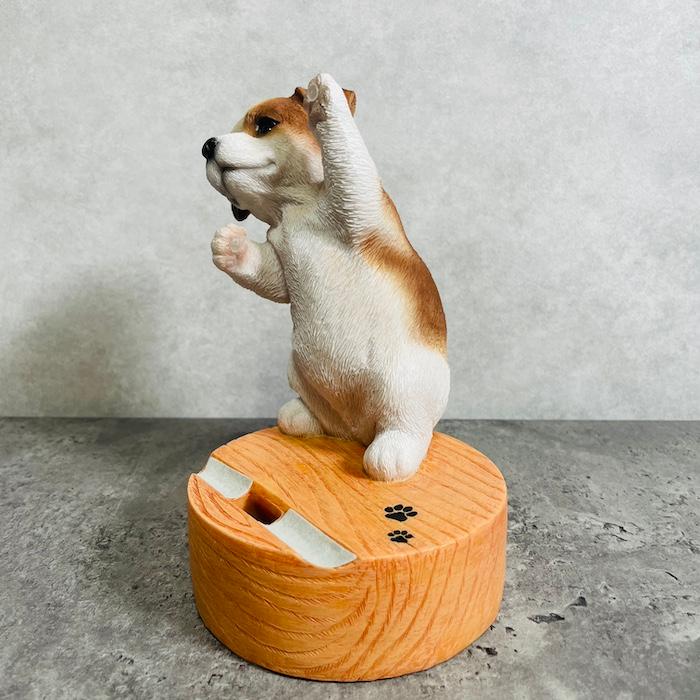 スマホスタンド 卓上 犬 おもしろ 動物 ジャックラッセル 置物 玄関 トイレ かわいい おしゃれ 写真立て スマホホルダー ウービア |  | 05