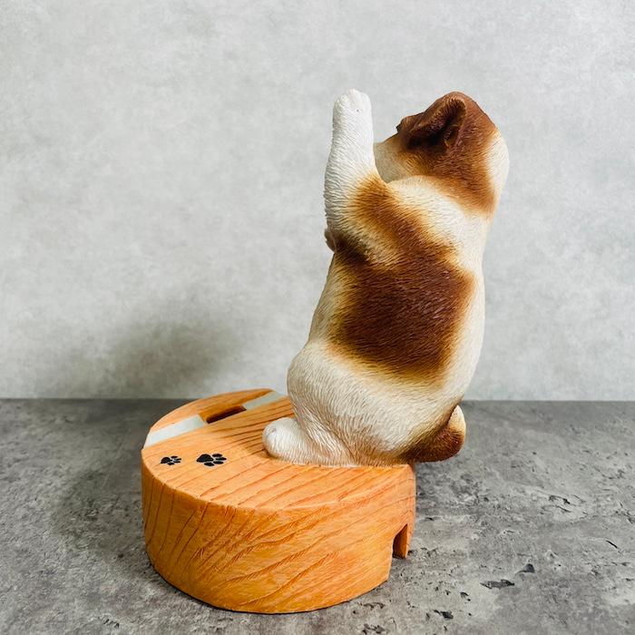 スマホスタンド 卓上 犬 おもしろ 動物 ジャックラッセル 置物 玄関 トイレ かわいい おしゃれ 写真立て スマホホルダー ウービア |  | 06