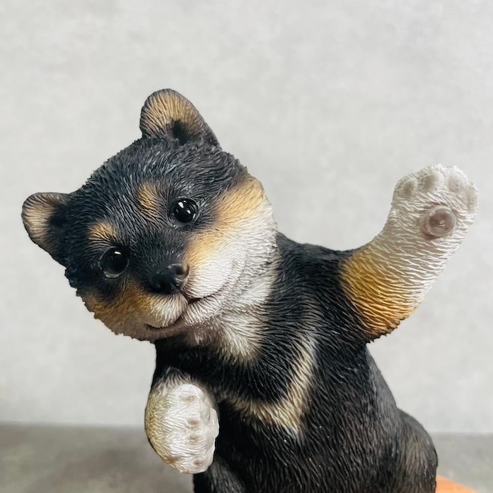 スマホスタンド 卓上 犬 おもしろ 動物 黒柴犬 置物 トイレ アニマル かわいい おしゃれ 写真立て スマホホルダー woobia ウービア |  | 05