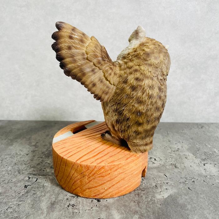 スマホスタンド 卓上 おもしろ 動物 鳥 ミミズク フクロウ 置物 トイレ かわいい おしゃれ 写真立て スマホホルダー woobia ウービア |  | 07