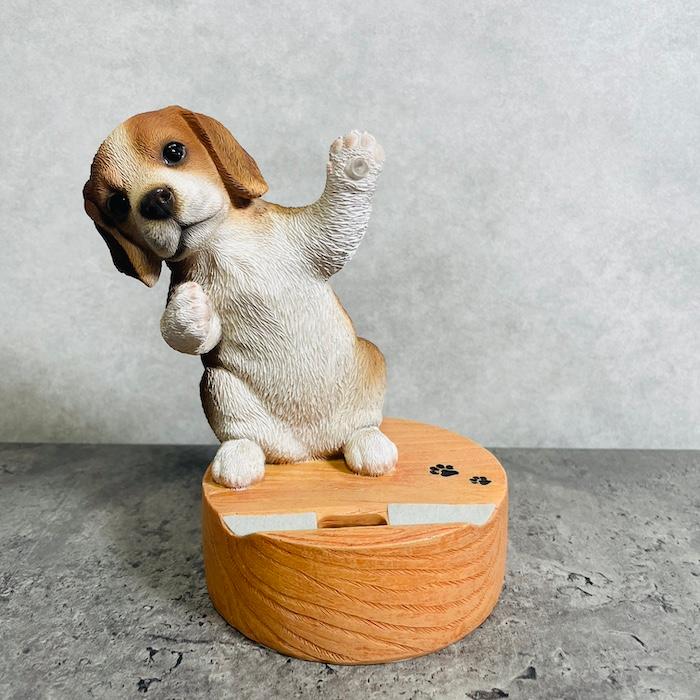 スマホスタンド 卓上 犬 おもしろ 動物 ビーグル 置物 トイレ アニマル かわいい おしゃれ 写真立て スマホホルダー woobia ウービア |  | 04