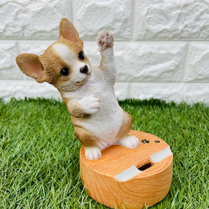 スマホスタンド 卓上 おもしろ 犬 動物 チワワ 犬 アニマル かわいい置物 おしゃれ スマホホルダー 玄関 インテリア woobia ウービア |  | 02