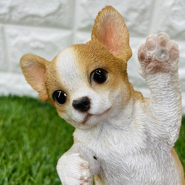 スマホスタンド 卓上 おもしろ 犬 動物 チワワ アニマル かわいい置物