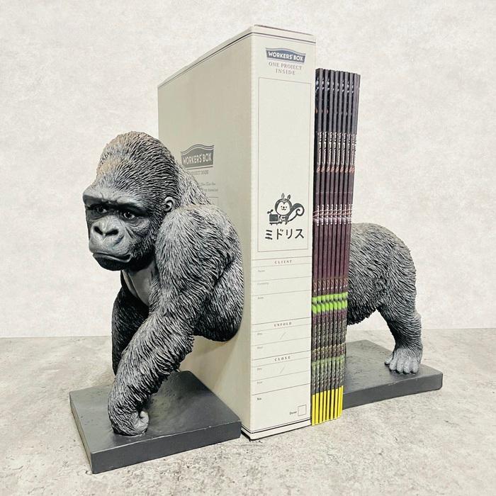 輸入雑貨北欧ゴールド『オラウータンのオブジェ』開運縁起物大きい