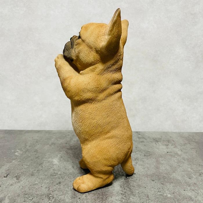置物 犬 かわいい 動物 玄関 フレンチブルドッグの置物 おねだりポーズ おしゃれ トイレ インテリア  woobia ウービア |  | 04