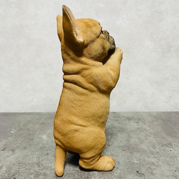 置物 犬 かわいい 動物 玄関 フレンチブルドッグの置物 おねだりポーズ おしゃれ トイレ インテリア  woobia ウービア |  | 06