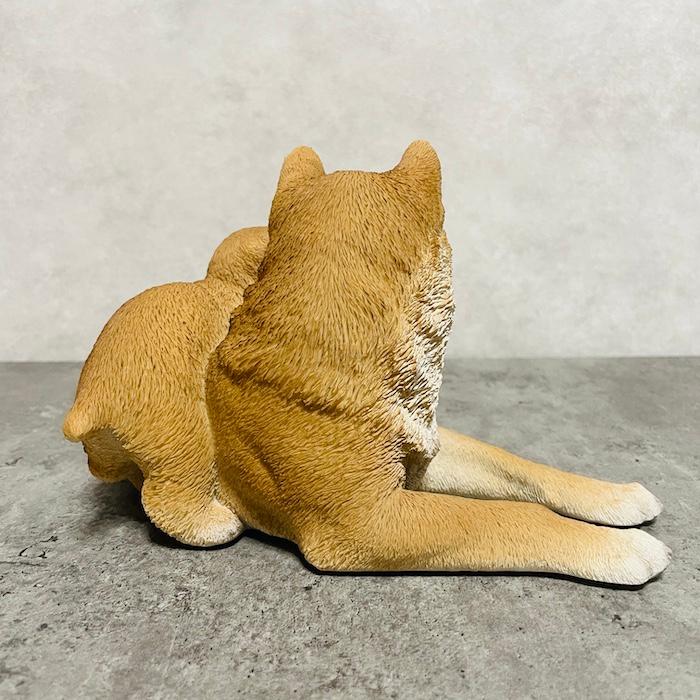 置物 犬 かわいい 動物 玄関 親子の柴犬 グッズ おしゃれ インテリア 卓上 ガーデン 庭 woobia ウービア |  | 08