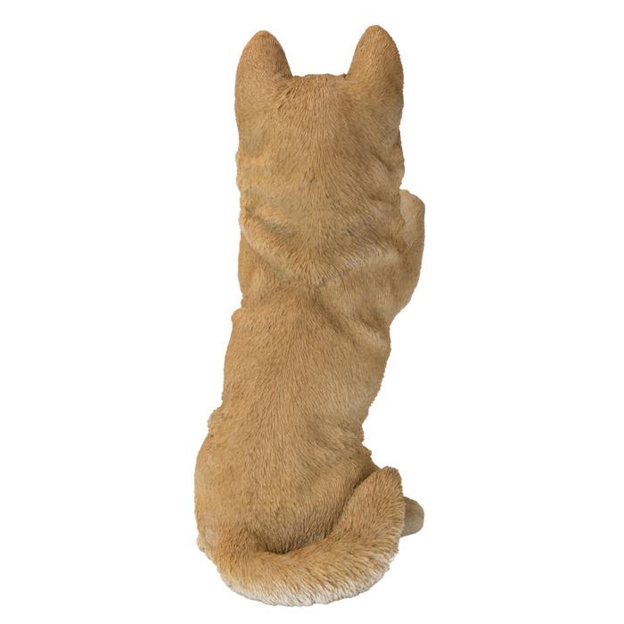 犬 置物 大型 動物 手をあげる柴犬 高さ40.5cm woobia おしゃれ 大きい 玄関インテリア 庭 ガーデン かわいいオブジェ 北欧 リアル 面白い ウービア |  | 04