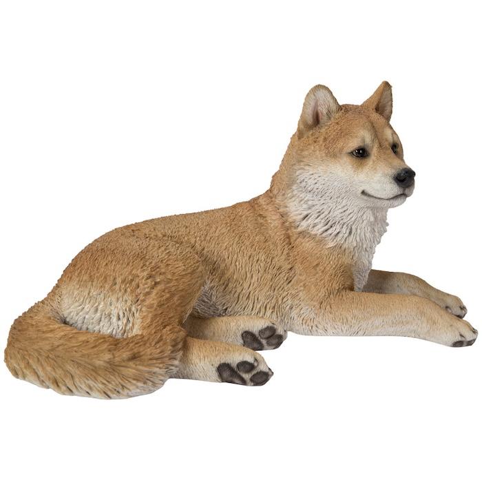 犬 置物 大型 リラックス柴犬 中 犬グッズ 高さ28.5cm woobia おしゃれ 大きい 玄関インテリア 庭 ガーデン かわいいオブジェ 北欧 リアル 面白い ウービア |  | 01