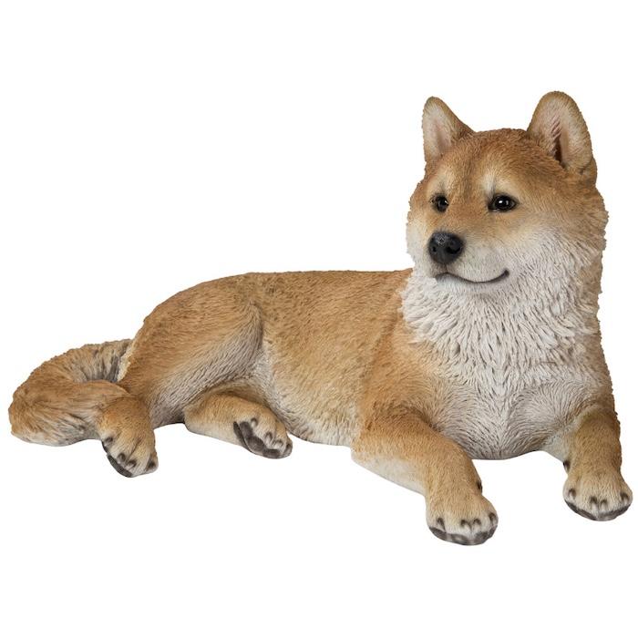 犬 置物 大型 リラックス柴犬 中 犬グッズ 高さ28.5cm woobia おしゃれ 大きい 玄関インテリア 庭 ガーデン かわいいオブジェ 北欧 リアル 面白い ウービア |  | 02