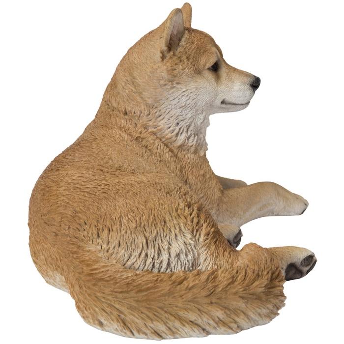 犬 置物 大型 リラックス柴犬 中 犬グッズ 高さ28.5cm woobia おしゃれ 大きい 玄関インテリア 庭 ガーデン かわいいオブジェ 北欧 リアル 面白い ウービア |  | 05