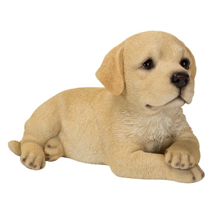 犬 置物 おしゃれ うつぶせラブラドールレトリバー 横幅20cm かわいい