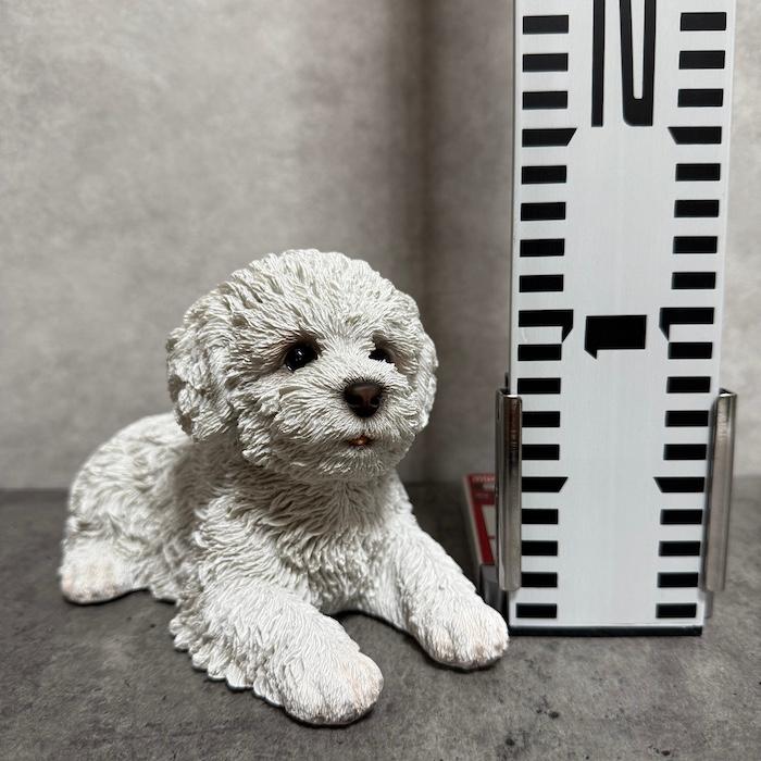 犬 置物 横幅20.5cm おしゃれ うつぶせビションフリーゼ かわいい 動物 インテリア オブジェ オーナメント woobia ウービア |  | 05