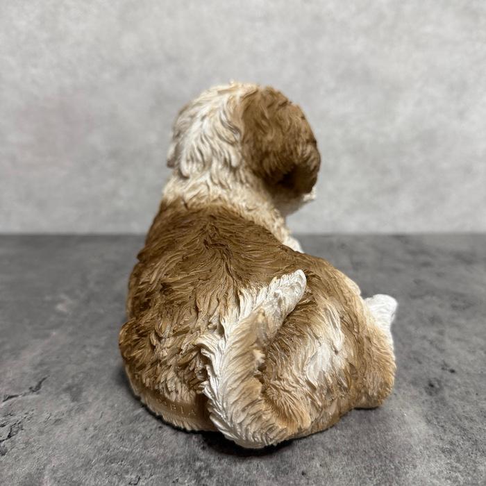 犬 置物 おしゃれ リラックスシーズー 茶白 かわいい 動物 インテリア オブジェ ガーデンオーナメント woobia ウービア |  | 04