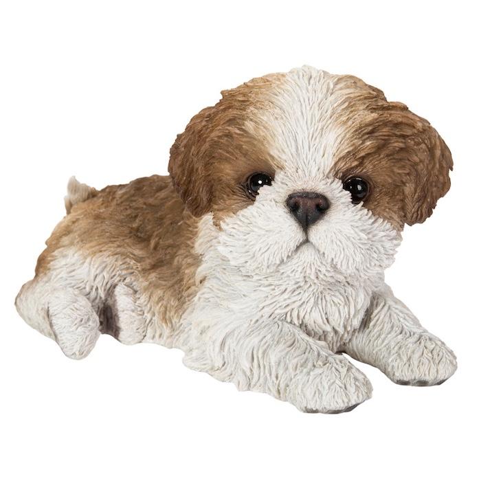 犬 置物 おしゃれ リラックスシーズー 茶白 かわいい 動物 インテリア オブジェ ガーデンオーナメント woobia ウービア |  | 11