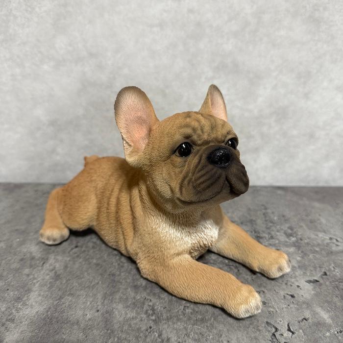 置物 犬 かわいい 動物 玄関 フレンチブルドッグ 寝そべるポーズ おしゃれ インテリア トイレ 庭 woobia ウービア |  | 02