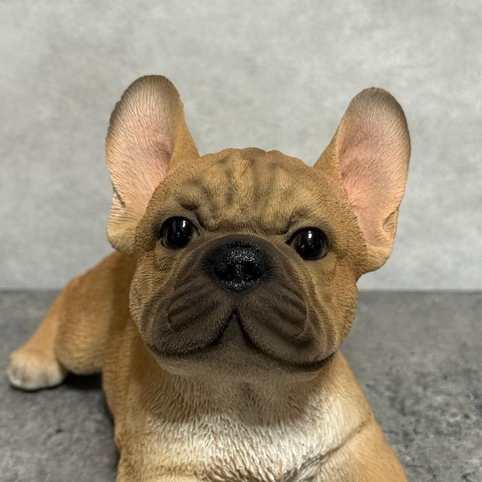 置物 犬 かわいい 動物 玄関 フレンチブルドッグ 寝そべるポーズ おしゃれ インテリア トイレ 庭 woobia ウービア |  | 03
