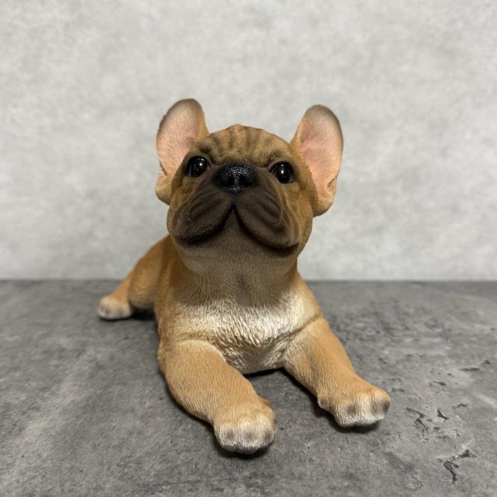 置物 犬 かわいい 動物 玄関 フレンチブルドッグ 寝そべるポーズ おしゃれ インテリア トイレ 庭 woobia ウービア |  | 04