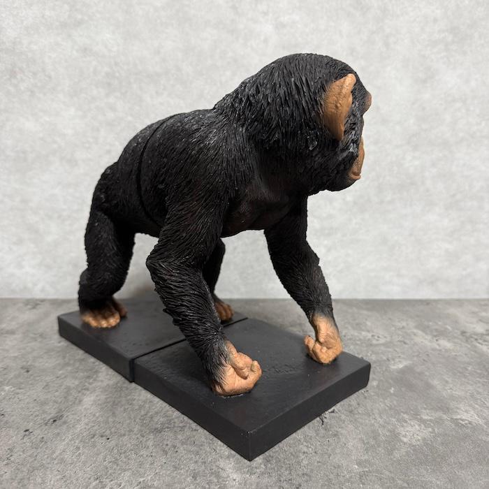 おしゃれなチンパンジーの本立て 横幅26cm ブックスタンド ブックエンド 置物 動物 おしゃれ 玄関 インテリア  woobia ウービア プレゼント アニマルオブジェ |  | 10