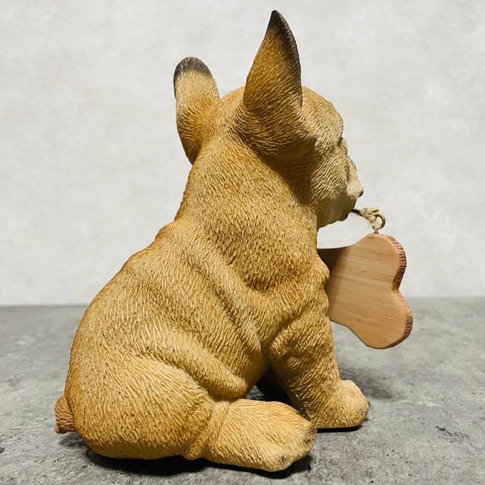 置物 犬 かわいい 動物 玄関 ウェルカムボード フレンチブルドッグ おしゃれ インテリア ガーデン woobia ウービア |  | 06