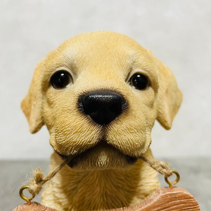 置物 犬 かわいい 動物 玄関 ウェルカムボード ラブラドールレトリバー おしゃれ 庭 インテリア woobia ウービア |  | 06