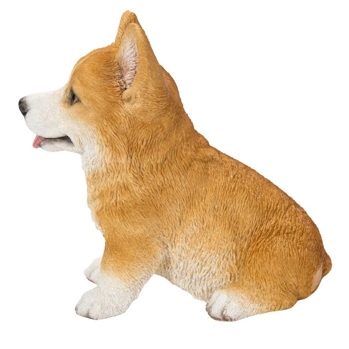 犬 置物 おしゃれ お座りウェルシュコーギー 高さ15.5cm かわいい 動物 インテリア オブジェ ガーデンオーナメント woobia ウービア |  | 03