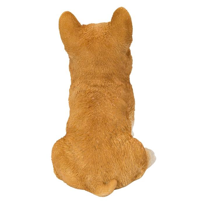 犬 置物 おしゃれ お座りウェルシュコーギー 高さ15.5cm かわいい 動物 インテリア オブジェ ガーデンオーナメント woobia ウービア |  | 04