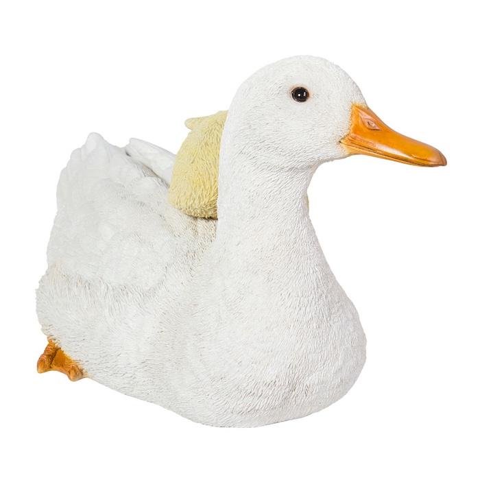 鳥 置物 オブジェ 横幅29cm 北欧 動物 かわいい アヒルの親子 おしゃれ 玄関インテリア リアル 大型 ウービア | WOOBIA | 05