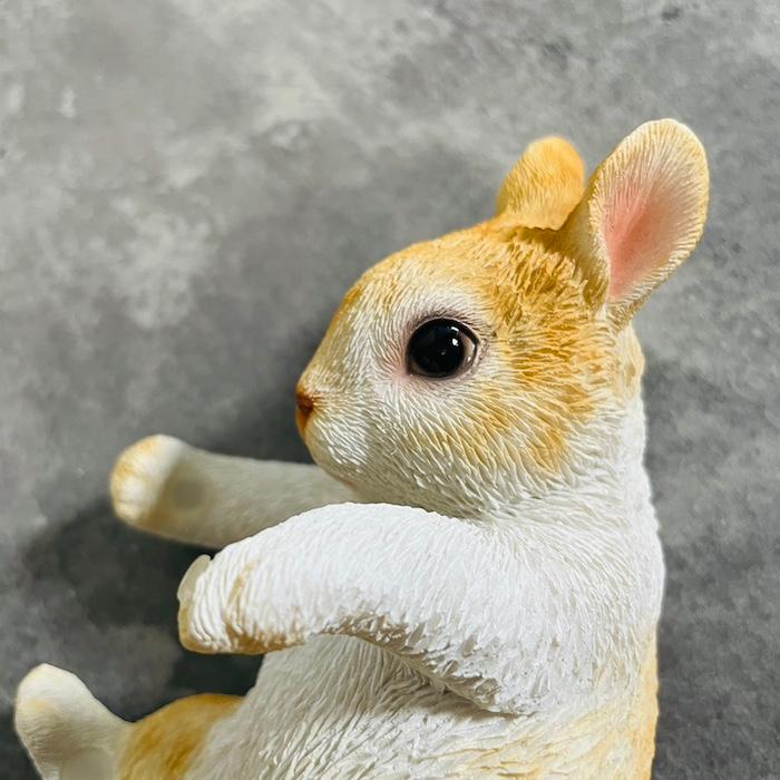 スマホスタンド 卓上 おもしろ 動物 うさぎ 兎 置物 トイレ アニマル かわいい おしゃれ 写真立て スマホホルダー woobia ウービア |  | 07