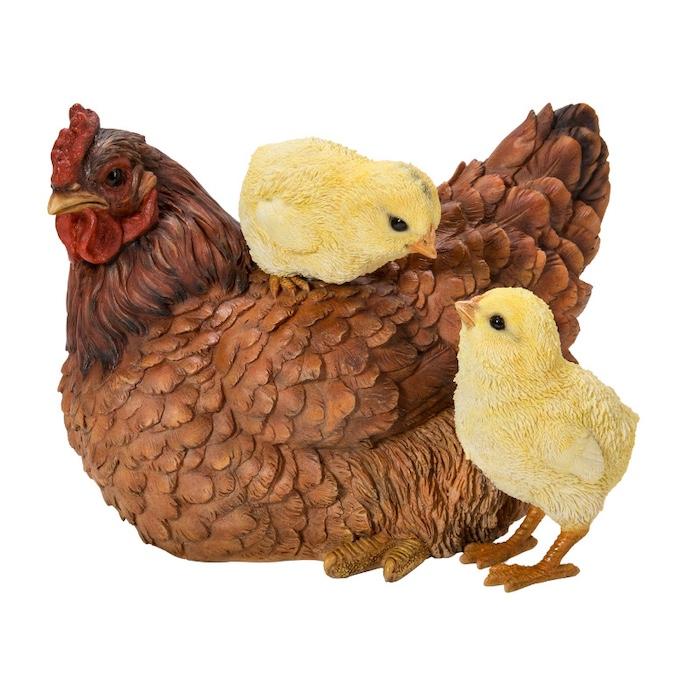 鳥 置物 オブジェ 北欧 動物 かわいい 鶏の親子 ニワトリ おしゃれ 玄関インテリア リアル 大型 ウービア |  | 02