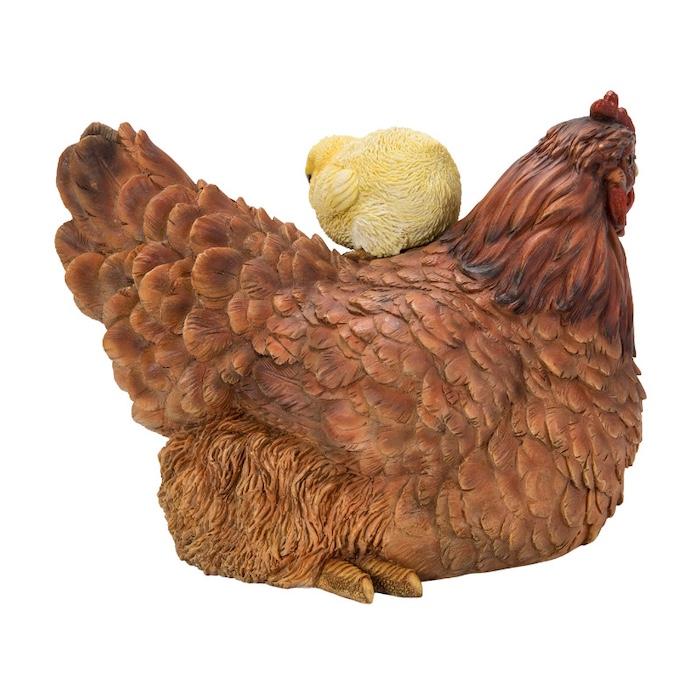 鳥 置物 オブジェ 北欧 動物 かわいい 鶏の親子 ニワトリ おしゃれ 玄関インテリア リアル 大型 ウービア |  | 04