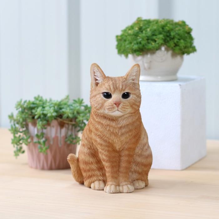 置き猫 WOOBIA（ウービア） 置物 猫 かわいい 動物 太っちょブリティッシュ