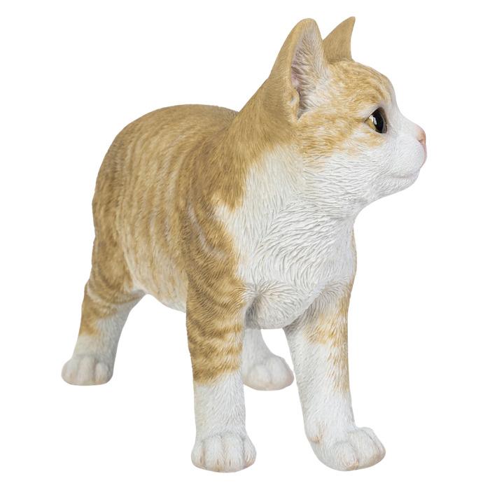WOOBIA（ウービア） 置物 猫 動物 かわいい 歩くビスケットとら白猫