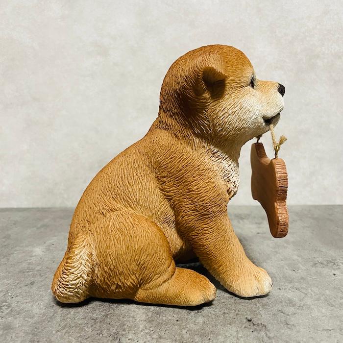 置物 犬 かわいい 動物 玄関 ウェルカムボード 秋田犬 おしゃれ インテリア 卓上 ガーデン 庭 woobia ウービア |  | 12