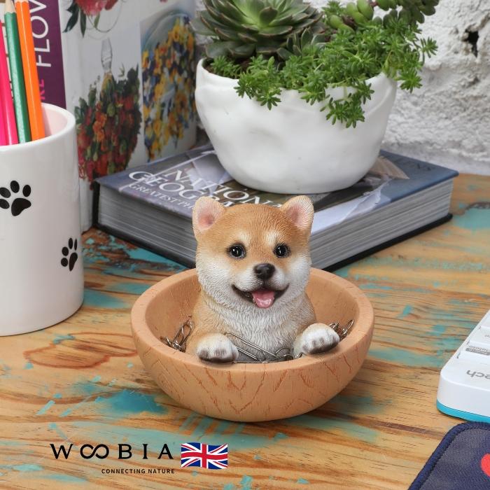 WOOBIA（ウービア） 置物 犬 かわいい 動物 玄関 柴犬マグネット