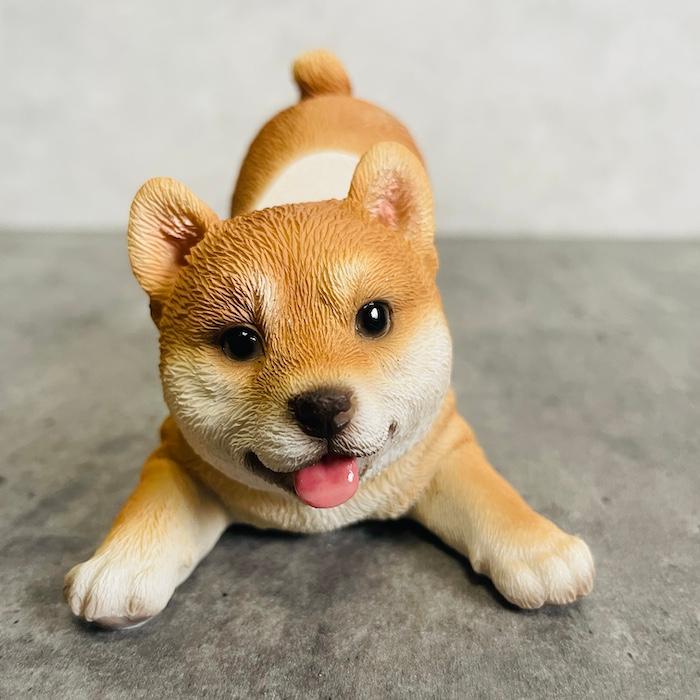 スマホスタンド 卓上 犬 おもしろ 動物 寝そべる柴犬 イヌ 置物 かわいい おしゃれ 写真立て スマホホルダー woobia ウービア |  | 05