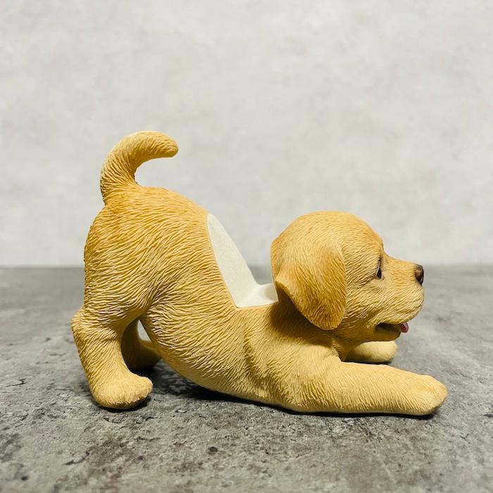 スマホスタンド 卓上 犬 おもしろ 動物 寝そべるラブラドール・レトリバー イヌ 置物 かわいい おしゃれ 写真立て woobia ウービア |  | 04