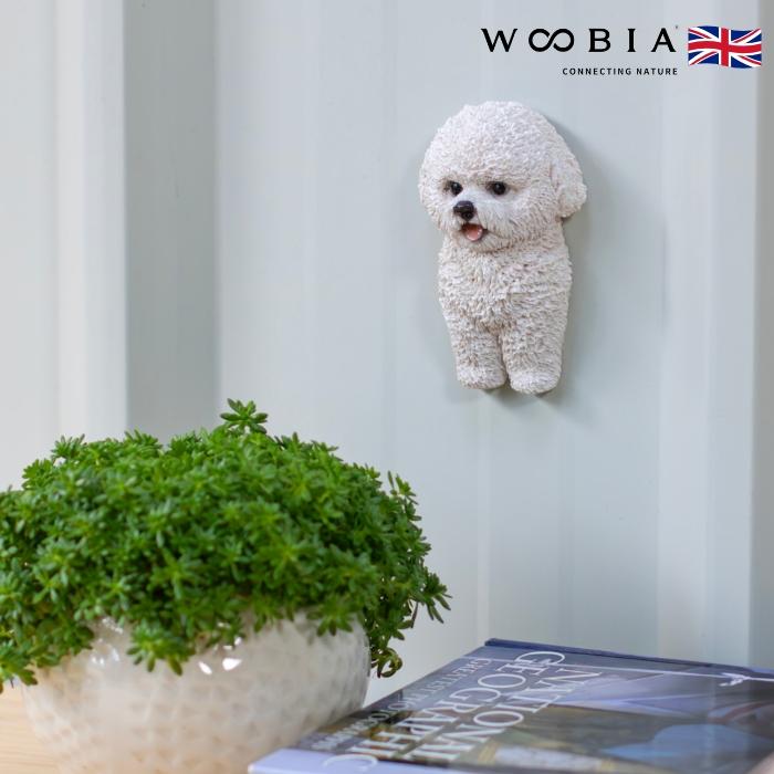 かわいい犬のオブジェ ビションフリーゼのマグネット イヌ おしゃれ 玄関 インテリア 卓上 woobia ウービア | 