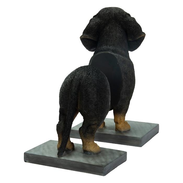 おしゃれなダックスフンドの本立て ブックスタンド ブックエンド 置物 動物 おしゃれ 玄関 インテリア  woobia ウービア プレゼント ギフト アニマルオブジェ |  | 03