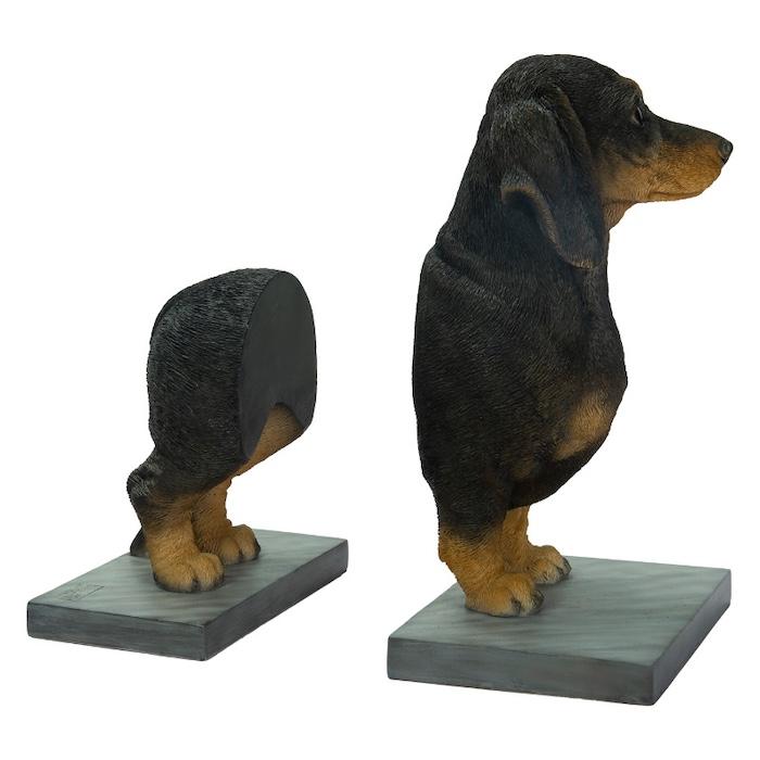 おしゃれなダックスフンドの本立て ブックスタンド ブックエンド 置物 動物 おしゃれ 玄関 インテリア  woobia ウービア プレゼント ギフト アニマルオブジェ |  | 04