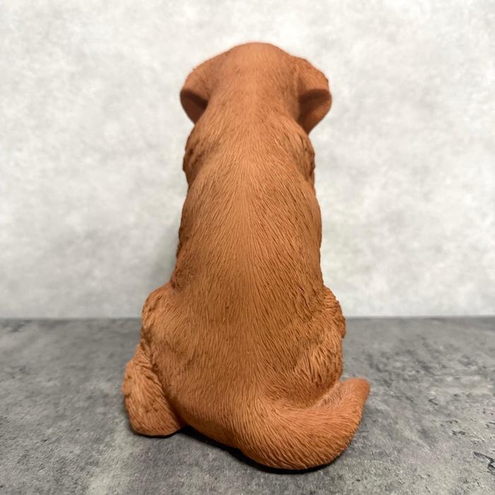置物 犬 動物 下向く座りゴールデン・レトリバー 高さ19.5cm おしゃれ 大きい 玄関インテリア 庭 ガーデン かわいいオブジェ 北欧 リアル 大型 面白い |  | 10