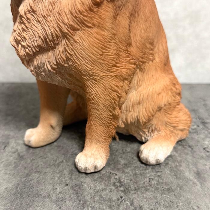 置物 犬 動物 下向く座りゴールデン・レトリバー 高さ19.5cm おしゃれ 大きい 玄関インテリア 庭 ガーデン かわいいオブジェ 北欧 リアル 大型 面白い |  | 14