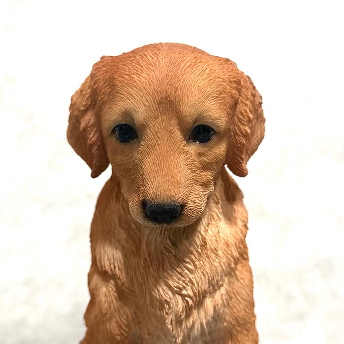 置物 犬 動物 下向く座りゴールデン・レトリバー 高さ19.5cm おしゃれ 大きい 玄関インテリア 庭 ガーデン かわいいオブジェ 北欧 リアル 大型 面白い |  | 08