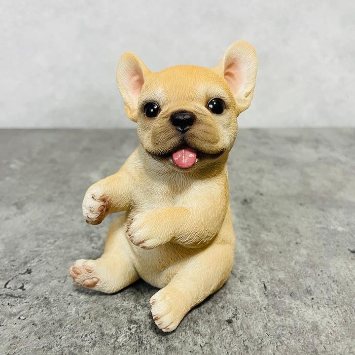 WOOBIA（ウービア） 置物 犬 かわいい 動物 玄関 フレンチブルドッグの