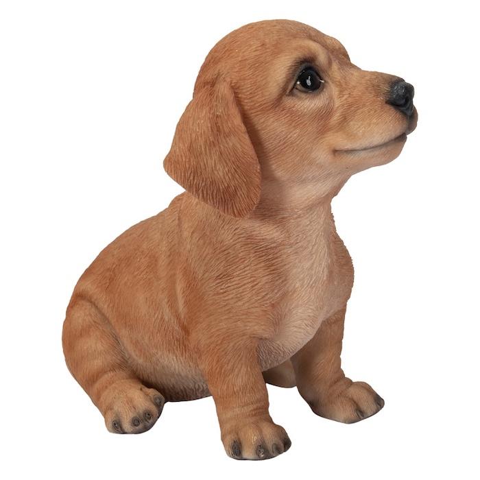 置物 犬 動物 頭を上げるダックスフンド 高さ11cm woobia おしゃれ 大きい 玄関 インテリア ガーデン かわいい オブジェ ウービア |  | 05