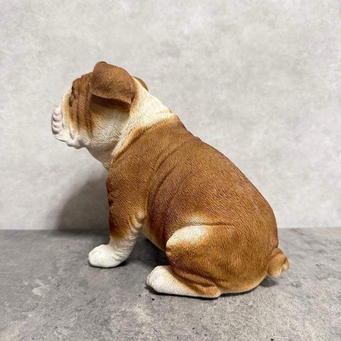 WOOBIA（ウービア） 置物 犬 ブルドッグ 幅20cm woobia リアル