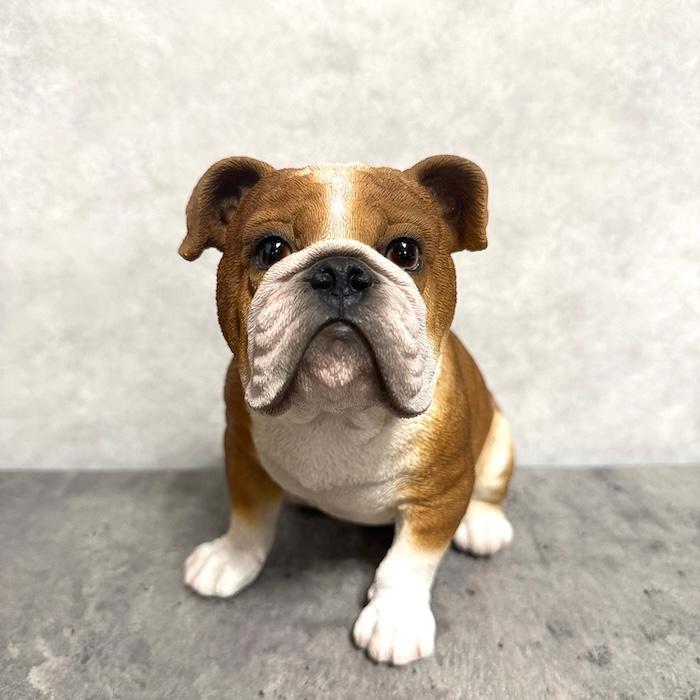 WOOBIA（ウービア） 置物 犬 ブルドッグ 幅20cm woobia リアル